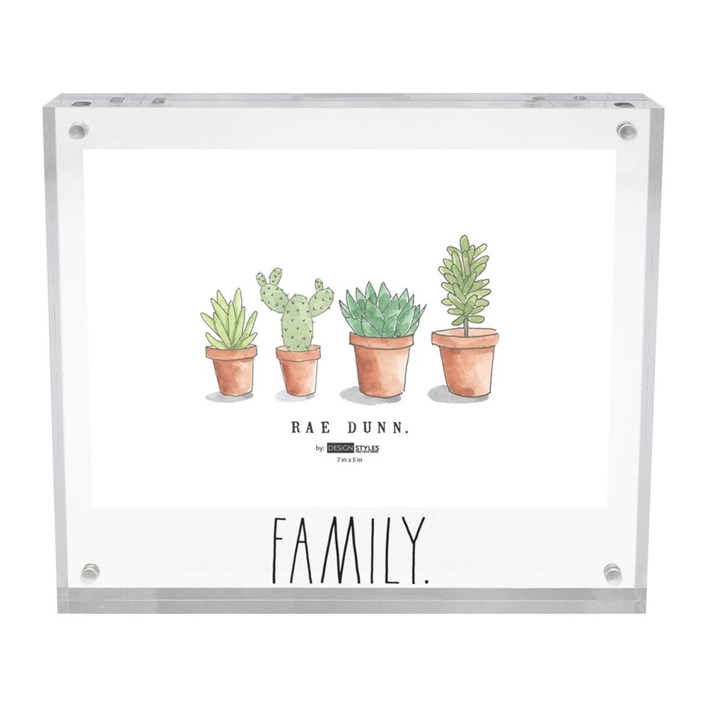 Rae Dunn “Family” acrylic freestanding frame - 7x5